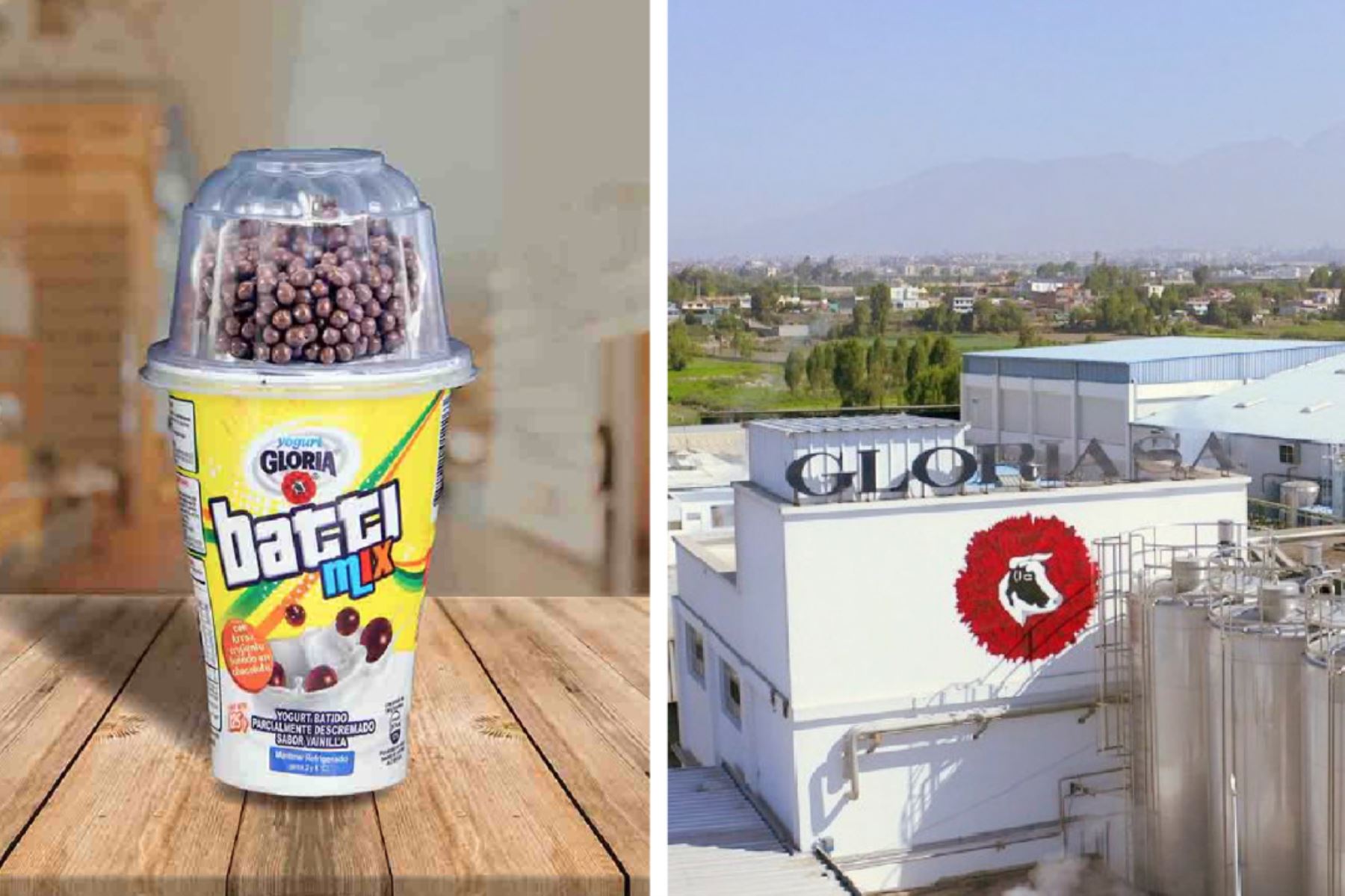 Gloria retiró lotes del yogurt Battimix tras comprobarse presencia de moho