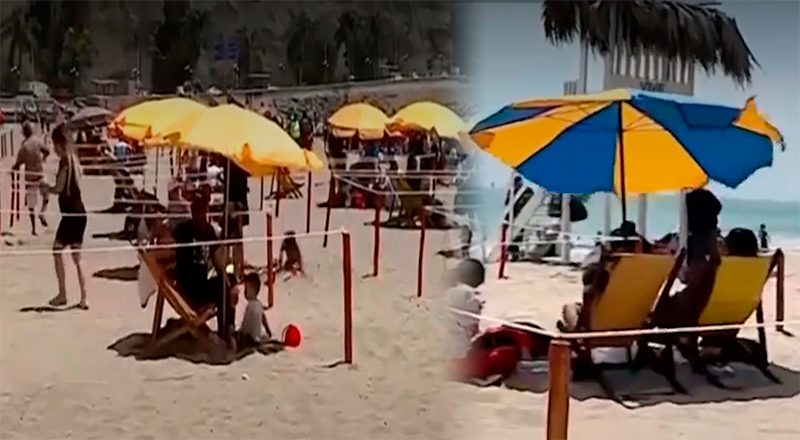 Agua Dulce se convierte en la primera playa con protocolos de bioseguridad contra Covid-19 en Sudamérica