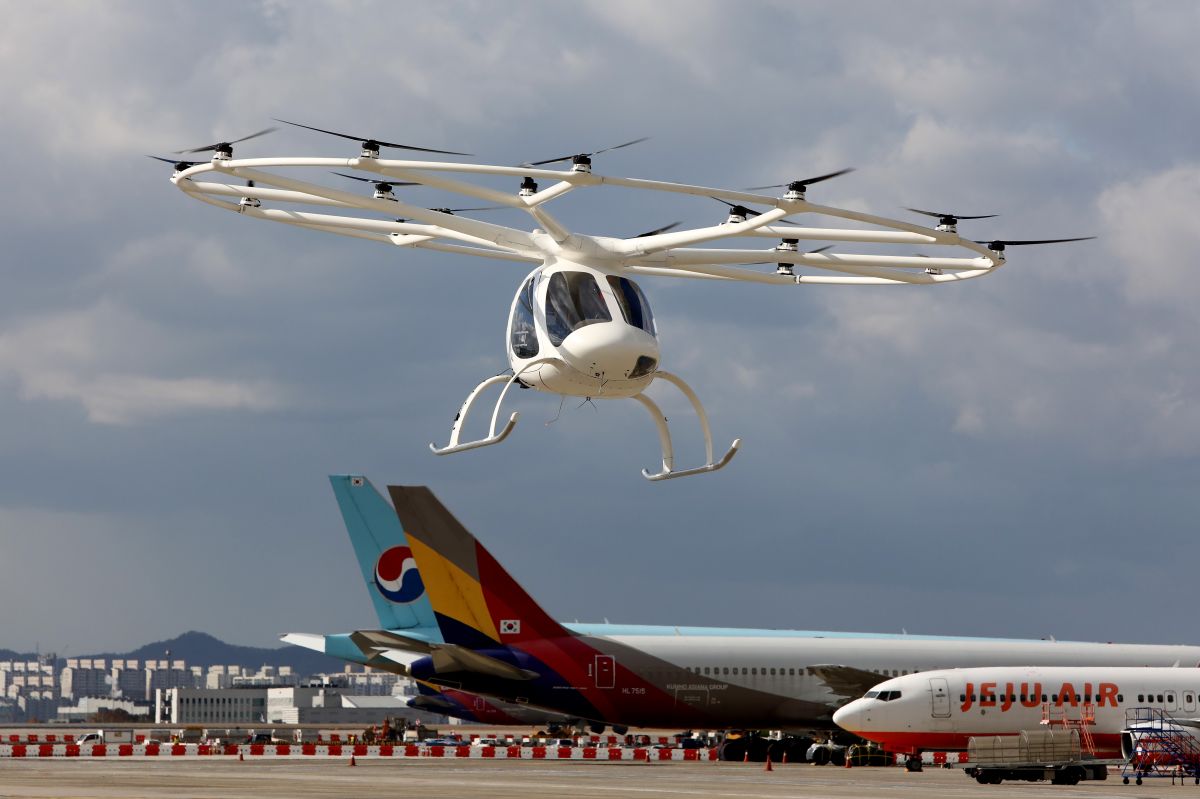 Taxis voladores serían una realidad en 2025 en Corea del Sur