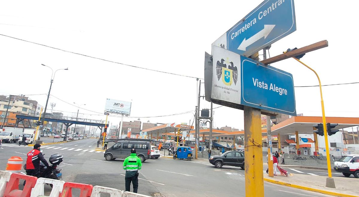 Alcalde de Ate realizó la inspección de la Carretera Central ante la apertura de la vía