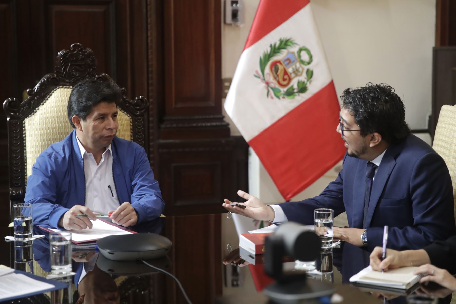 Pedro Castillo se reunió con relator especial para la libertad de expresión de la CIDH