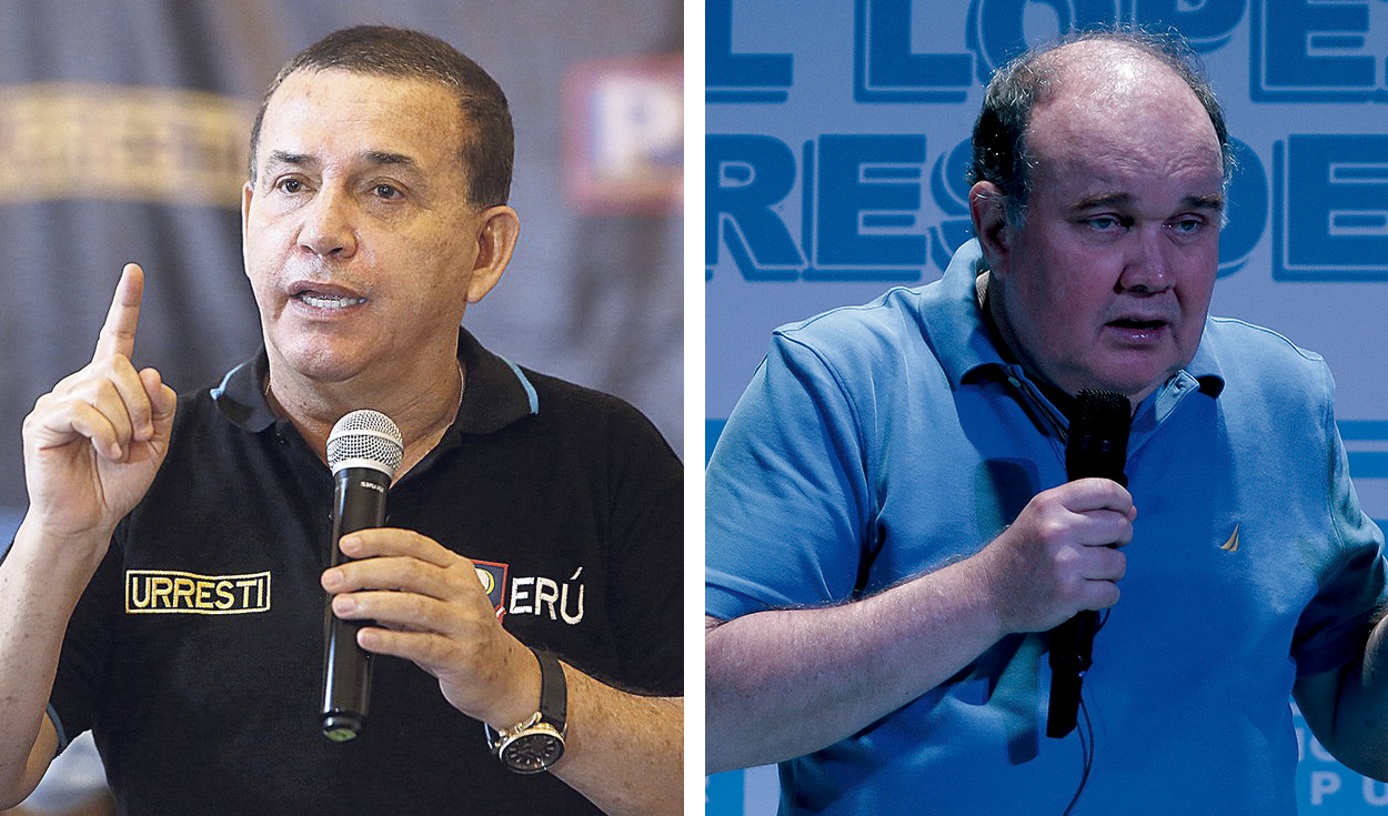 Daniel Urresti y Rafael López Aliaga lideran preferencias para alcaldía de Lima