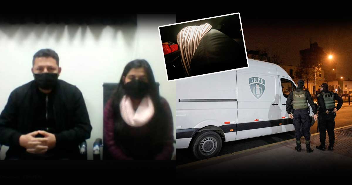 Trasladaron a Yenifer Paredes y José Medina al penal Ancón II durante esta madrugada