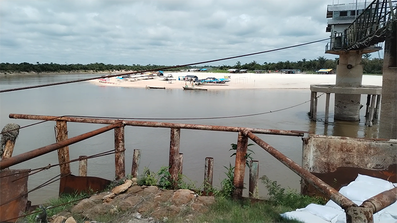 Loreto: advierten déficit de agua potable en Iquitos por descenso del caudal del río Amazonas