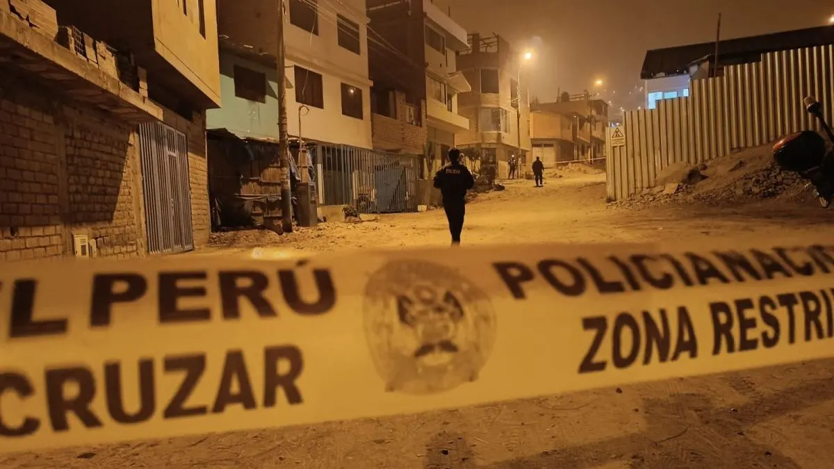 Tres hombres fueron asesinados en un ataque armado en Huaycán