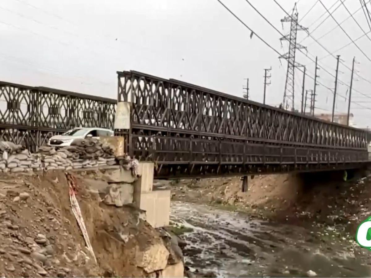 Vecinos de Lurigancho-Chosica, preocupados por posible colapso de puente ante llegada del fenómeno El Niño: “Estamos abandonados. Da miedo esto”