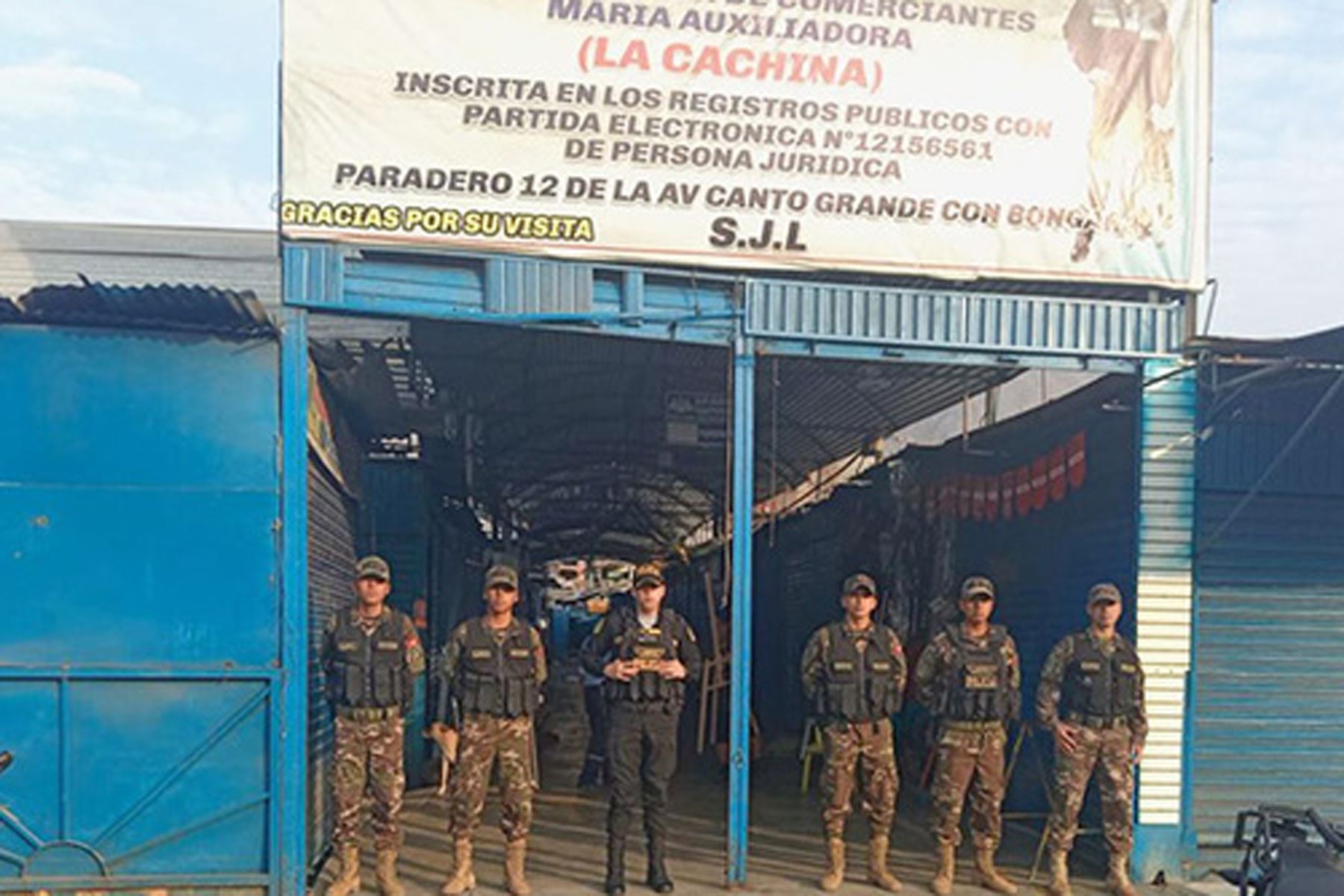 San Juan de Lurigancho: ejecutan operativo de control de identidad en mercado “La Cachina»