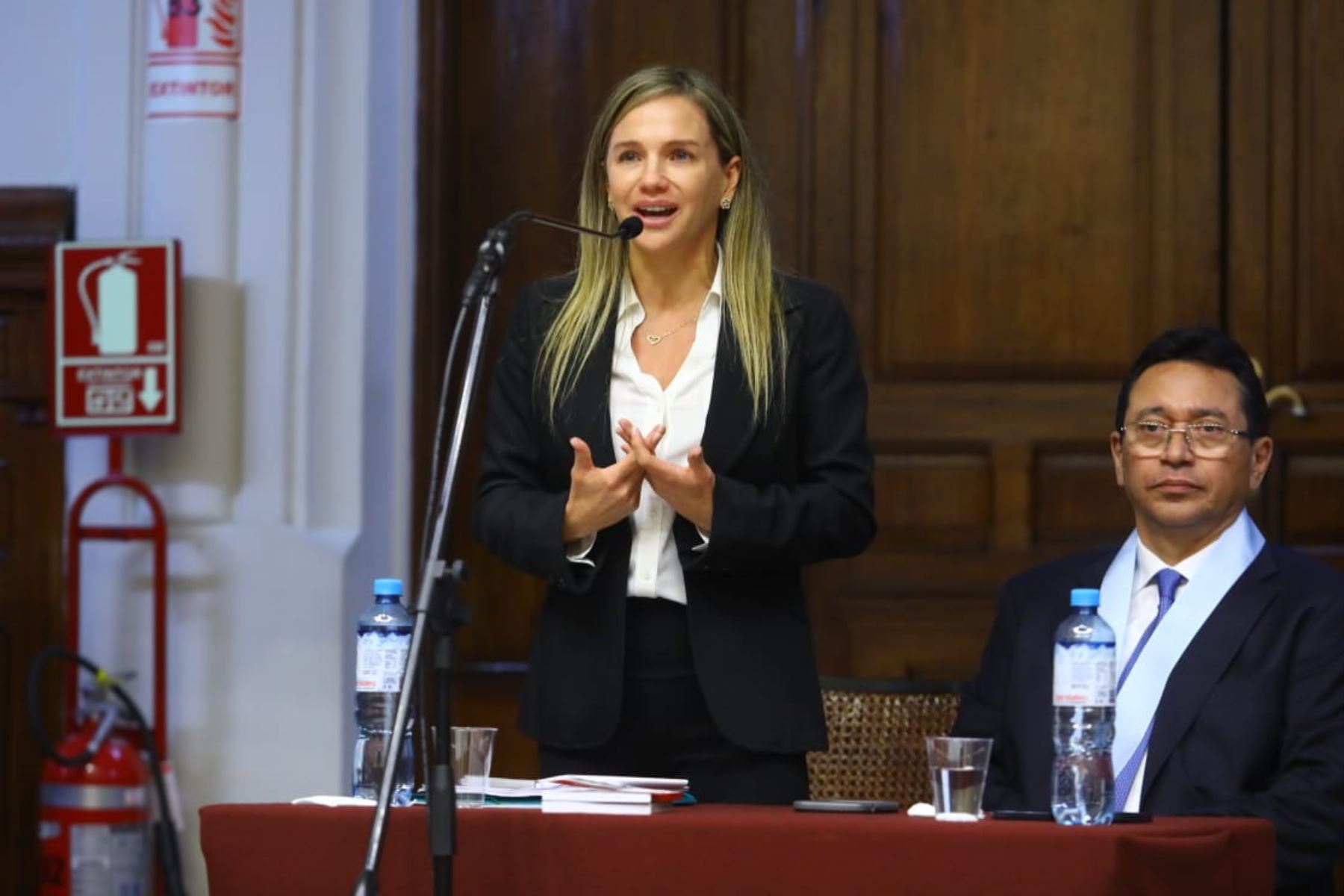 PJ programa audiencia de control de prórroga en investigación contra Luciana León