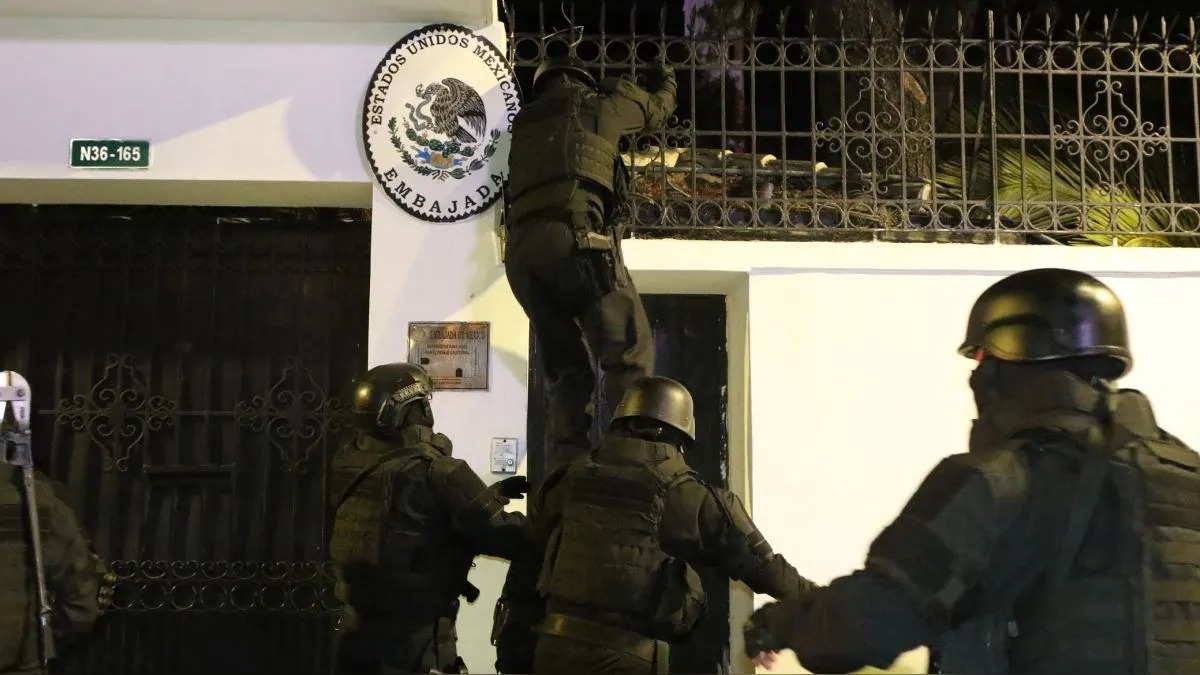 Secretaría General de la OEA rechaza la irrupción policial ecuatoriana en embajada de México y urge al «diálogo»
