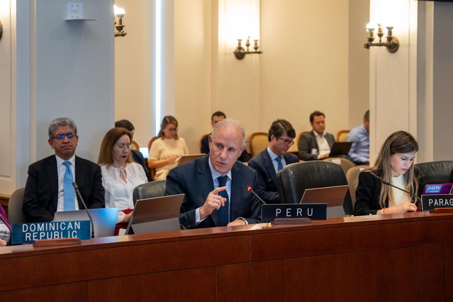 Canciller resalta “compromiso con la democracia” de candidato peruano a la Corte IDH
