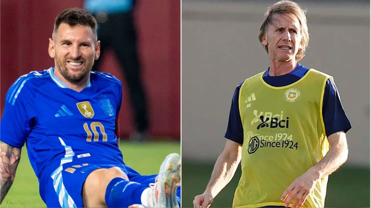 Gareca descarta plan especial para seguir a Lionel Messi en el Chile vs Argentina