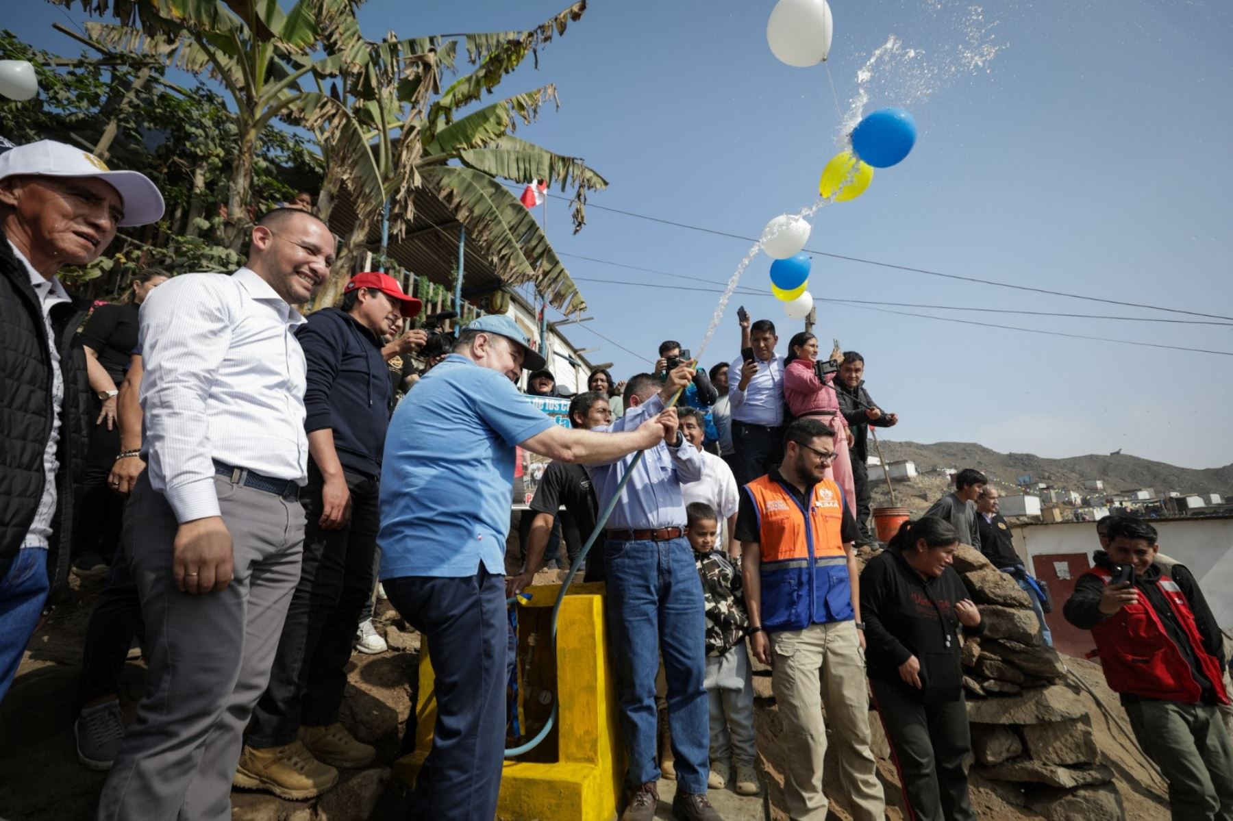 Municipalidad de Lima inaugura servicio de agua potable en San Juan de Lurigancho