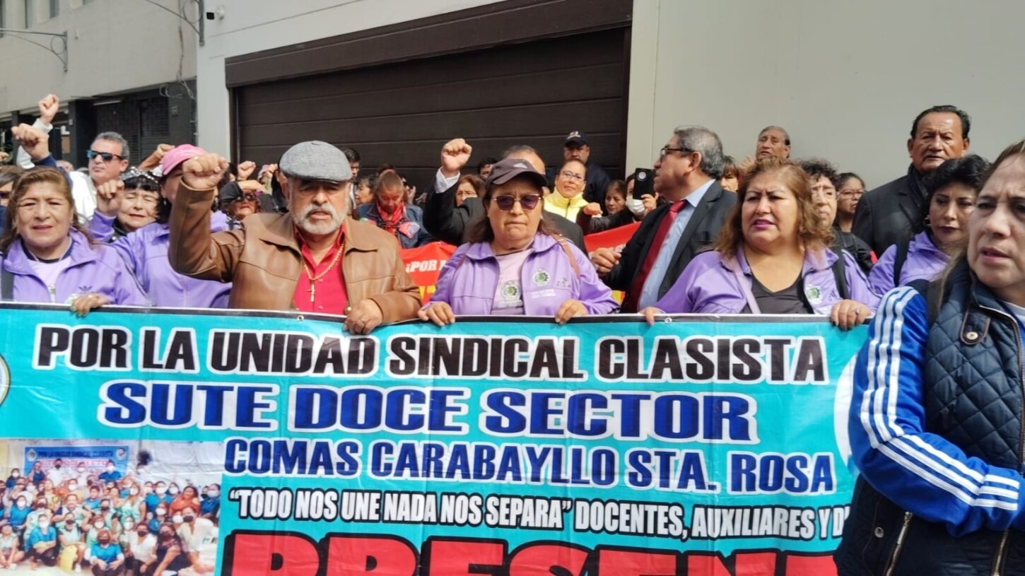 SUTEP ANUNCIA HUELGA NACIONAL POR INCUMPLIMIENTO DE AUMENTO DE SUELDO A DOCENTES