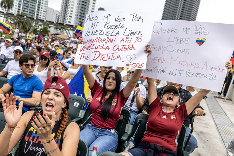 Venezolanos protestan en América y España para exigir la salida de Nicolás Maduro del poder