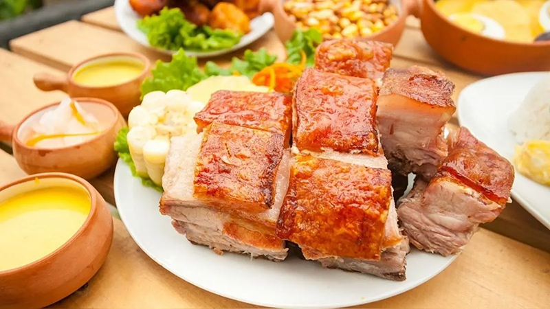Huaral: se vendieron 2 toneladas de carne de cerdo por el Día del Chancho al Palo