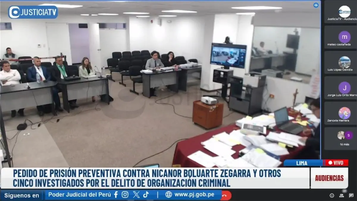 Juez Concepción Carhuancho dará a conocer si impone 36 meses de prisión preventiva a Nicanor Boluarte