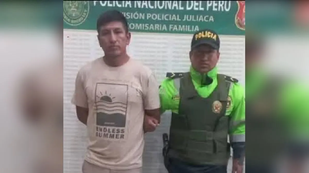 Puno: detienen a policía sindicado de morder labio de su exenamorada y chocar su vehículo cuando intentaba fugar