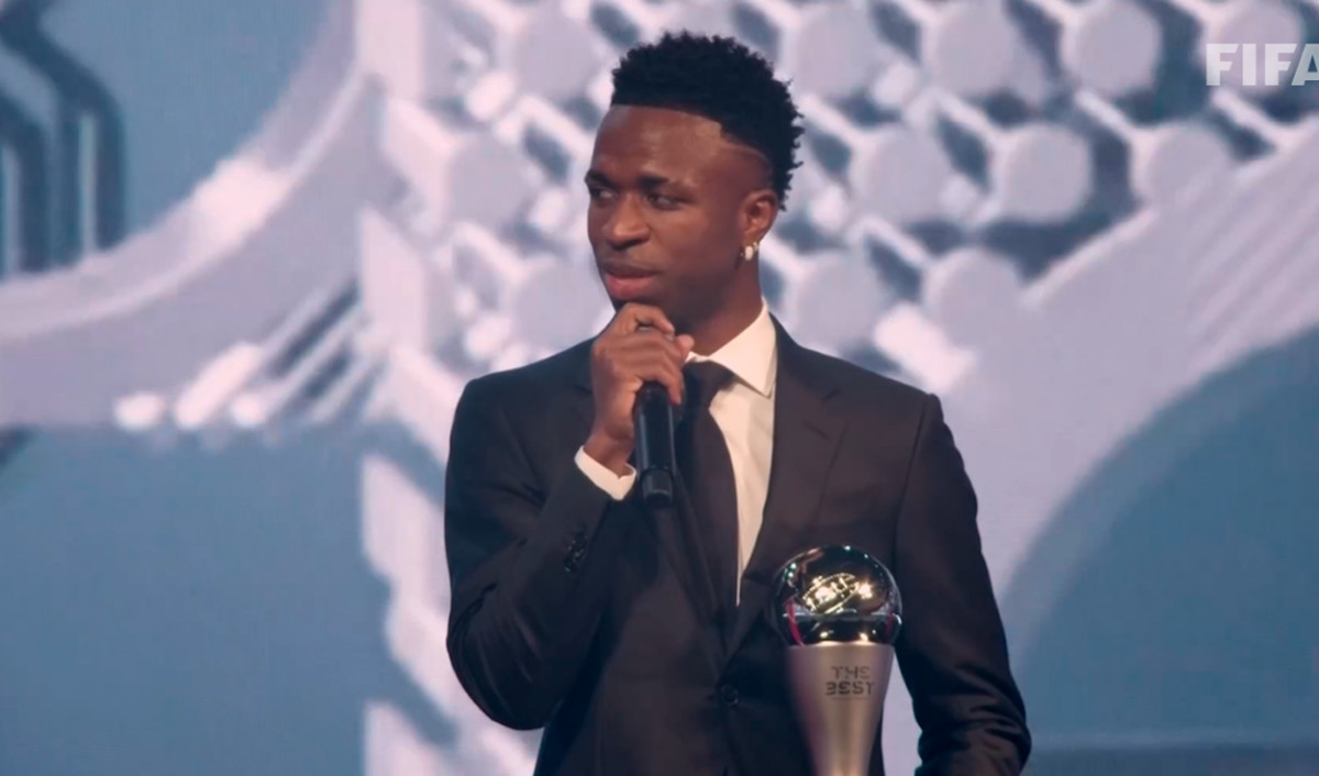 Vinícius en la cima del mundo: el brasileño superó a Rodri y a Lionel Messi y ganó el Premio The Best 2024
