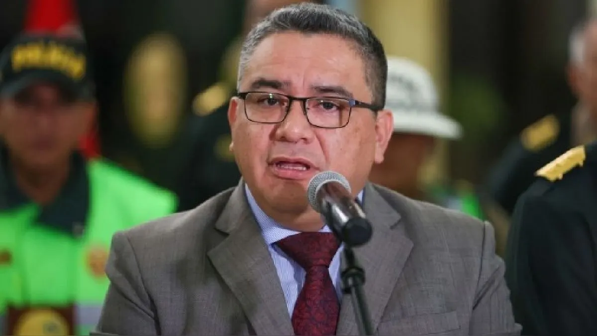 Ministro Santiváñez sobre aumento de homicidios: «La real cifra solamente implica un incremento entre el 7% y 8%, no el 30%»