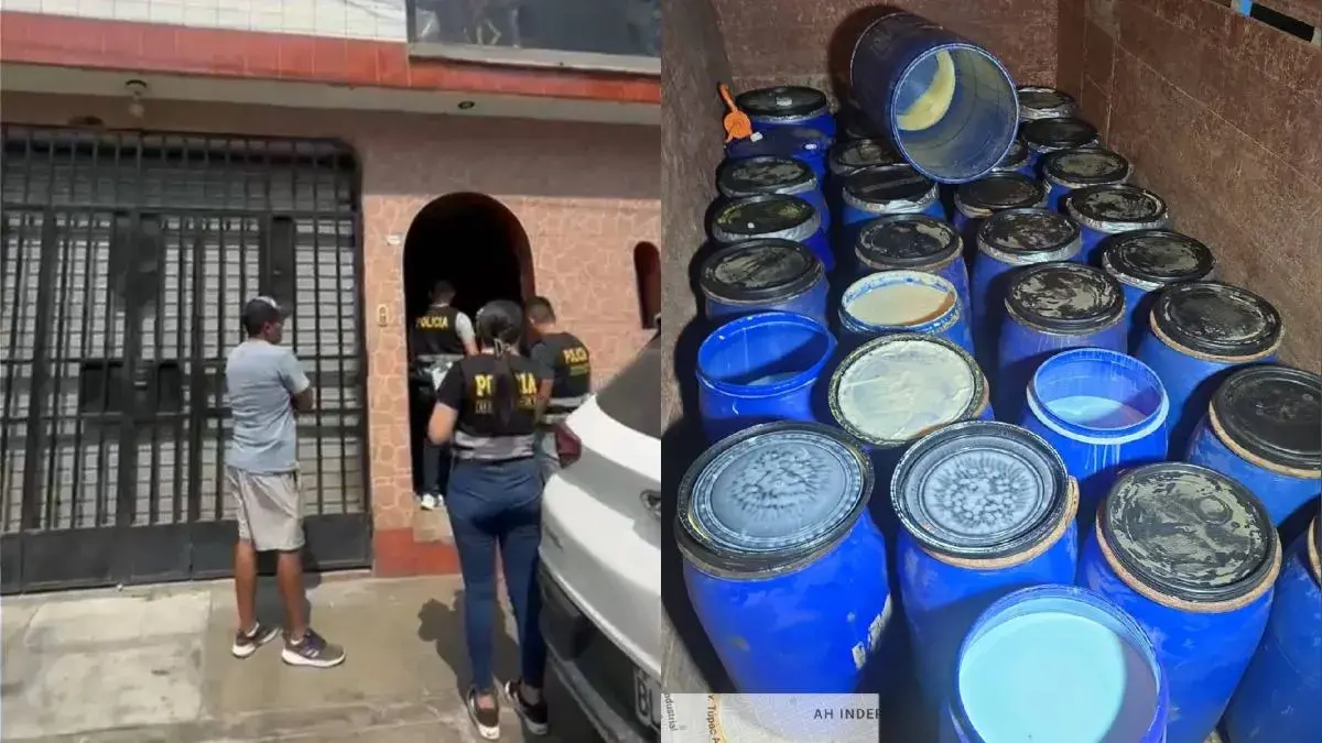 PNP detiene a presunto cabecilla y miembros de banda que adulteraba productos de aseo en El Agustino