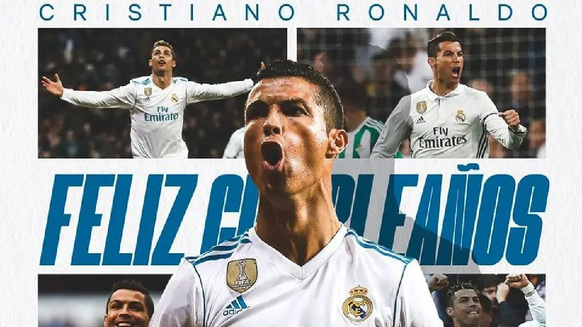 «Estamos orgullosos de tu leyenda»: Cristiano Ronaldo recibe emotiva felicitación de Real Madrid por sus 40 años