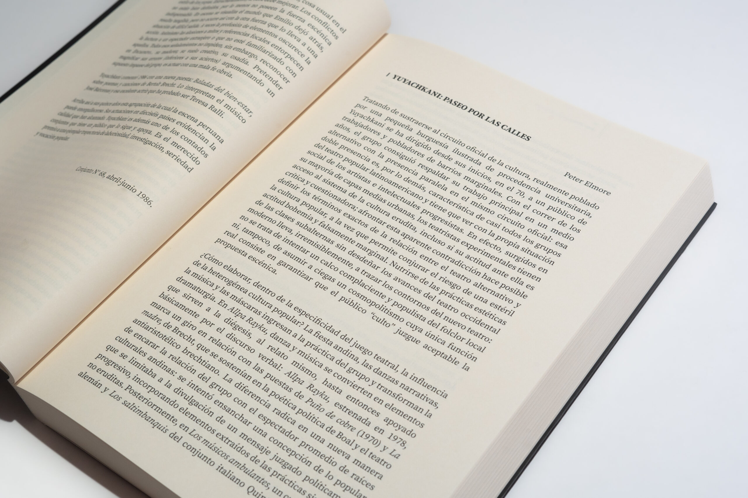 Fondo editorial Ensad presenta una recopilación de la historia de Yuyachkani en una nueva publicación