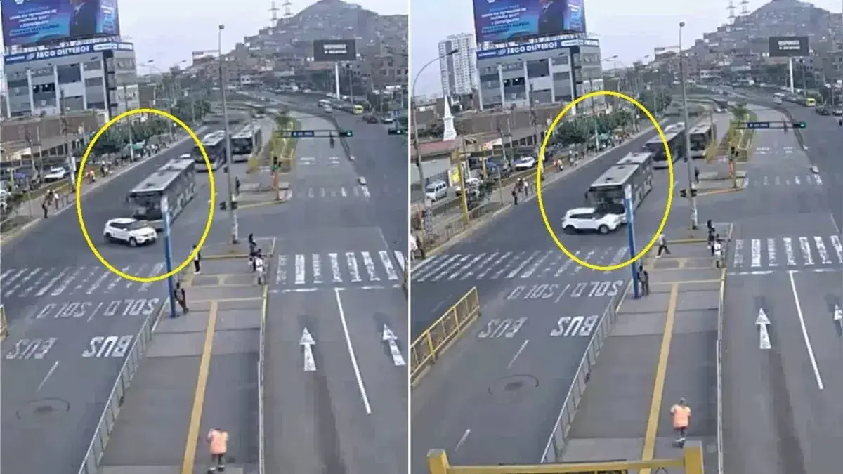 Independencia: camioneta chocó con bus del Metropolitano y cinco pasajeros resultaron heridos
