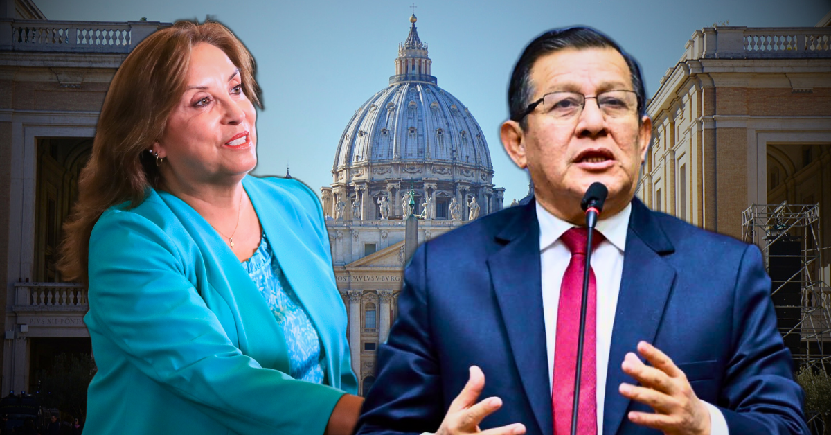 Eduardo Salhuana no descarta otorgarle permiso a Dina Boluarte para viajar al Vaticano