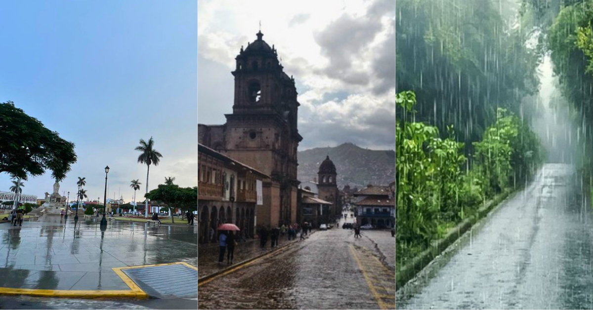 Alerta del Senamhi: 24 localidades del Perú registrarán fuertes lluvias durante las próximas horas