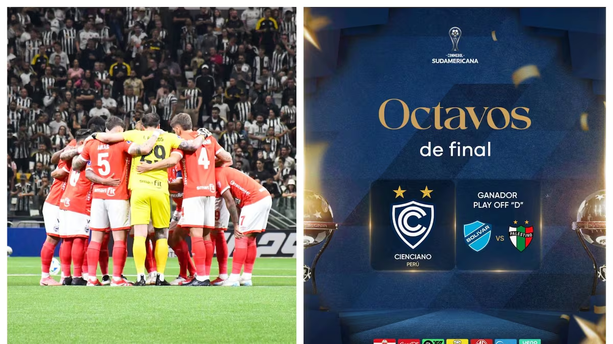 Cienciano jugará ante Bolívar o Palestino por los octavos de la Copa Sudamericana