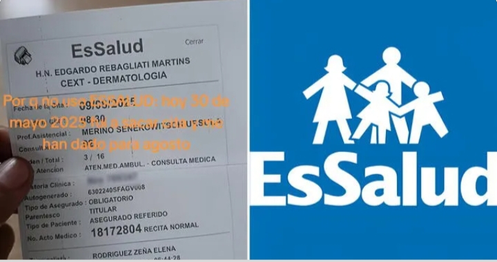 Peruano denuncia CITA MÉDICA en Essalud con impensada fecha