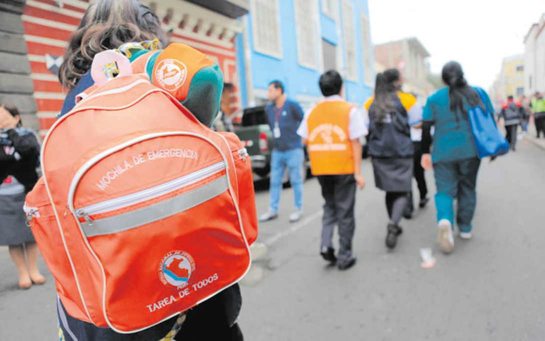 TERREMOTO A LA VISTA: 76% de peruanos no tienen mochila de emergencia