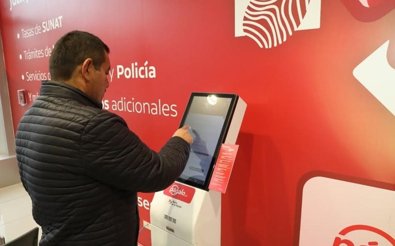Banco de la Nación instala quioscos digitales “Págalo” en el Aeropuerto Internacional Jorge Chávez