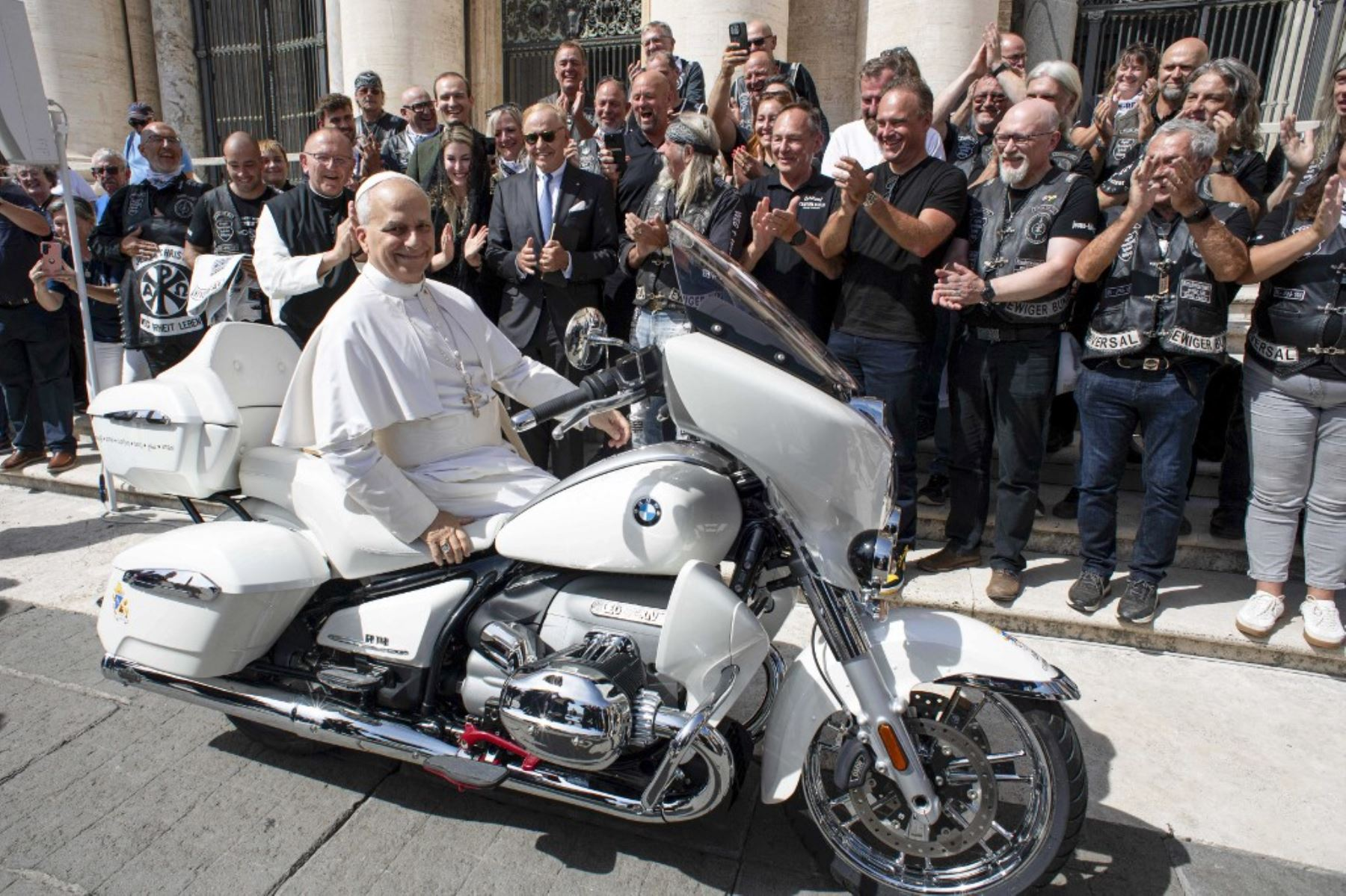 Los “Jesus Bikers” llegaron al Vaticano