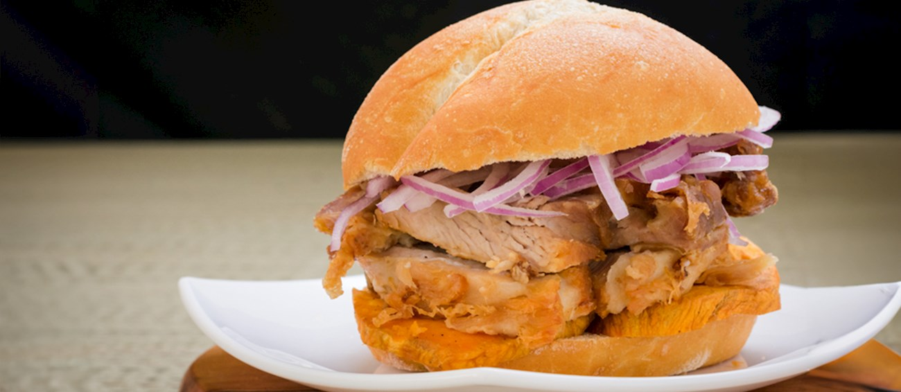 Pan con chicharrón