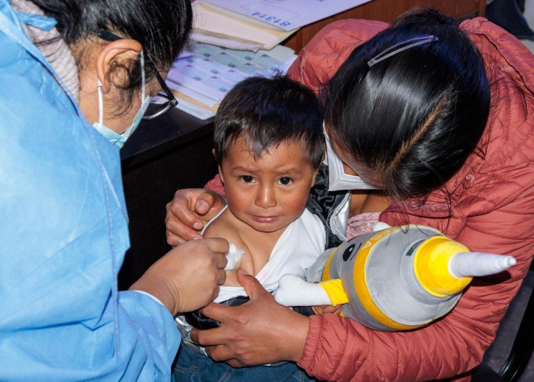 Vacuna contra polio en niños menores de cuatro llega apenas al 48.8% de cobertura