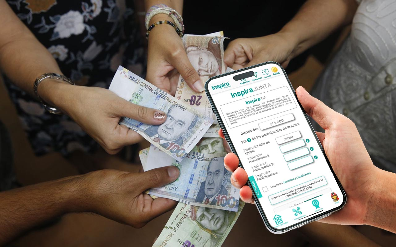 Inspira Te ilumina lanza Inspira.JUNTA: la primera junta o pandero 100% digital del Perú