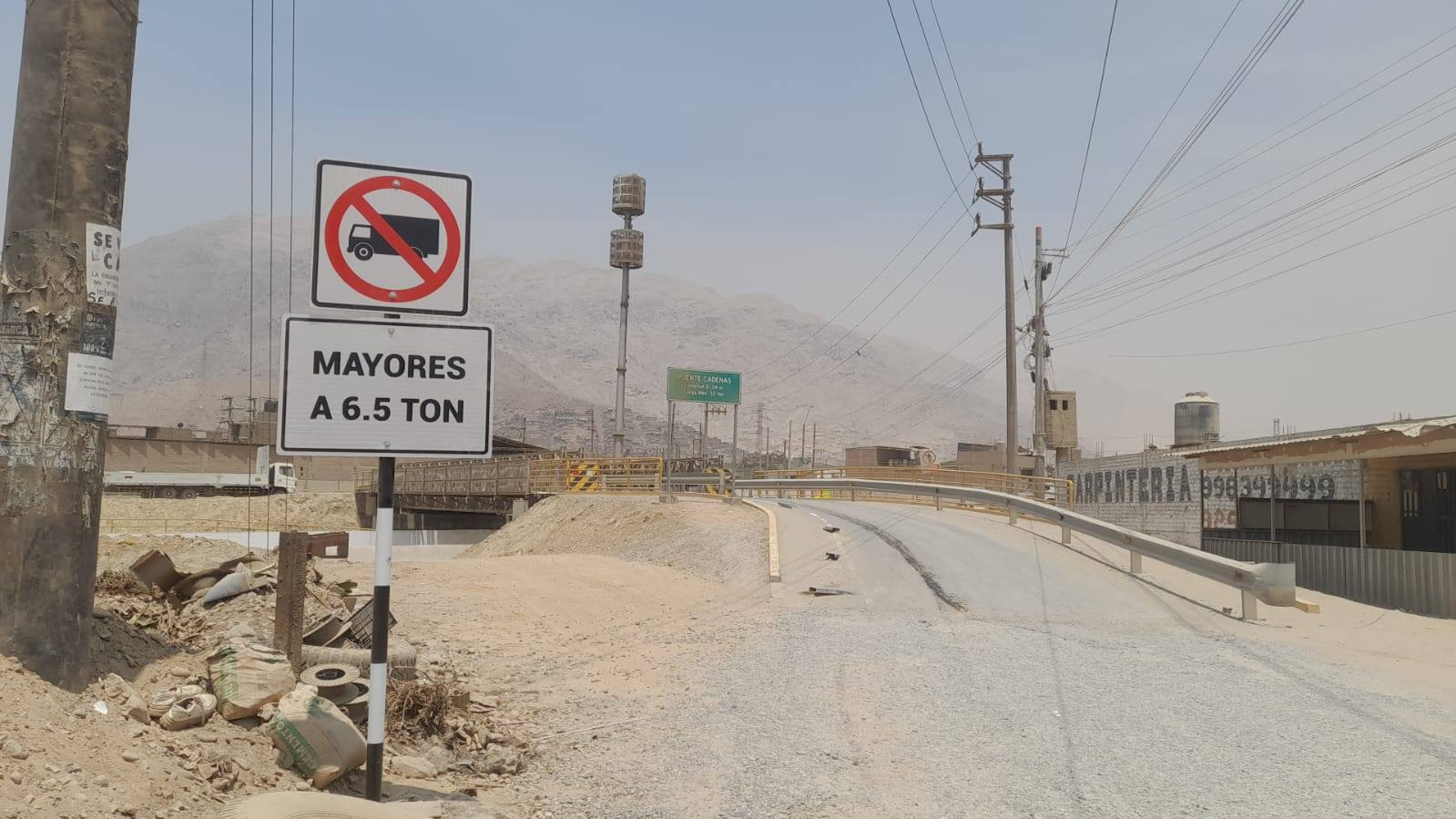 Riesgo estructural y falta de transparencia en el uso del puente Cadena, Cajamarquilla