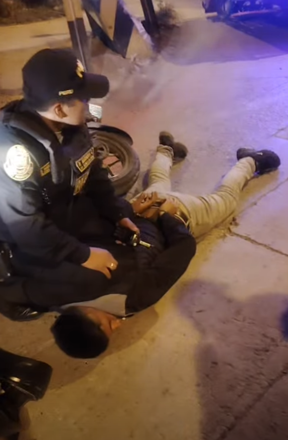 PATRULLAJE INTEGRADO CAPTURA A SUJETO TRAS ROBO DE CELULAR EN LA CARRETERA CENTRAL