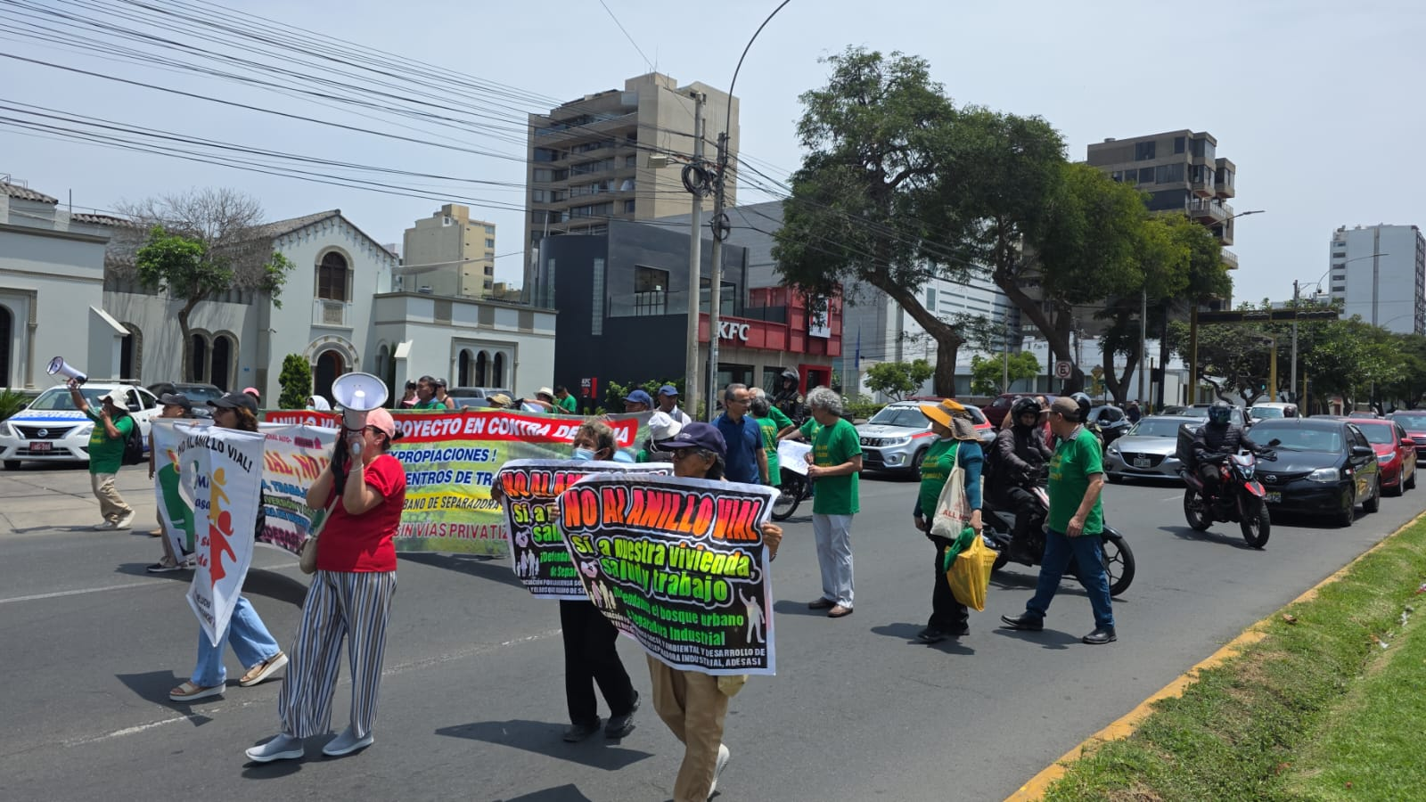 VECINOS DE DISTRITOS DONDE PASARÁ EL VIADUCTO SE OPONEN A SU REALIZACIÓN