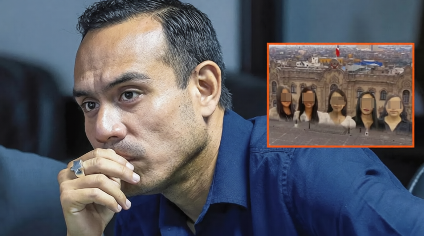 Cinco jóvenes visitaron el despacho de José Jerí y luego fueron contratadas en el Estado