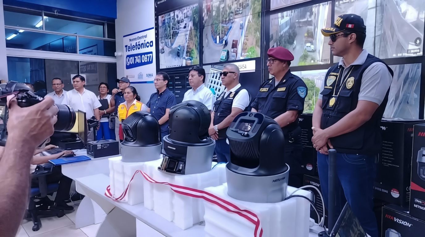 El Agustino refuerza la vigilancia ciudadana con tecnología de última generación