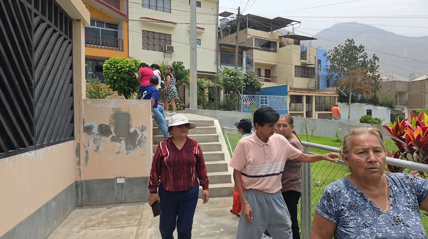 VECINOS DE LA COOPERATIVA EL JARDÍN DE CHOSICA RECHAZAN OBRA DE POZO TUBULAR